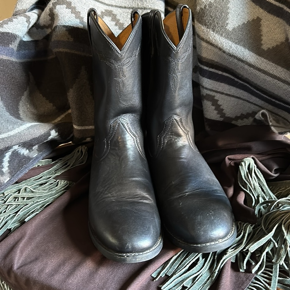 Ariat All Day Cushioning mens boots. 11.5 D. Black . Leather upper - Picture 3 of 12